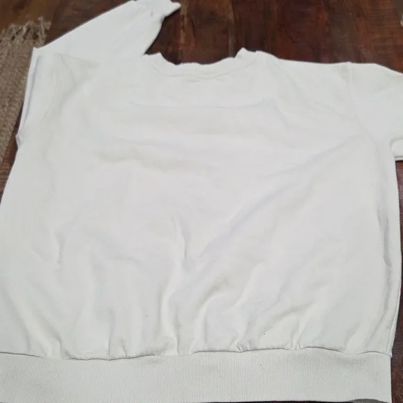 Baseball Mama Cream Sweatshirt Size Large - Picture 6 of 6